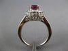 LARGE 2.36CT DIAMOND & AAA PINK TOURMALINE 14KT WHITE GOLD OVAL ENGAGEMENT RING