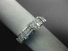 ESTATE .66CT DIAMOND 18KT WHITE GOLD ROUND & PRINCESS INVISIBLE ANNIVERSARY RING
