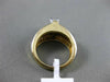 ESTATE LARGE 1.40CT ROUND PRINCESS BAGUETTE CUT DIAMOND 14K GOLD ENGAGEMENT RING