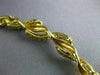 ESTATE 1.80CT DIAMOND 18KT YELLOW GOLD 3D CLASSIC ROPE SWIRL LINK NECKLACE #5535