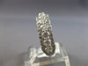 1.77CT DIAMOND 14K WHITE GOLD ROUND CLASSIC ROUND 3 ROW WEDDING ANNIVERSARY RING