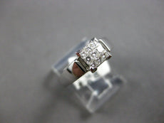 .25CT DIAMOND 14KT WHITE GOLD 3D PRINCESS INVISIBLE SOLITAIRE ENGAGEMENT RING
