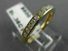 ESTATE .36CT DIAMOND 14K YELLOW GOLD 3D CLASSIC CHANNEL ANNIVERSARY RING #21683