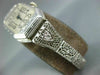 ANTIQUE ART DECO WALTHAM OLD MINE DIAMOND 14KT WHITE GOLD FILIGREE LADIES WATCH