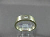 ESTATE .17CT DIAMOND 18KT WHITE & YELLOW GOLD MATTE SINGLE STONE MENS RING #9336