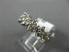 ESTATE .96CT ROUND DIAMOND 14K WHITE GOLD SEMI ETERNITY WEDDING ANNIVERSARY RING