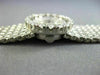ANTIQUE LARGE 1.08CT OLD MINE DIAMOND 18KT WHITE GOLD SWISS LADIES WATCH #26262