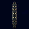 ESTATE 3.80CT BLACK DIAMOND 14KT YELLOW GOLD ETERNITY WEDDING ANNIVERSARY RING