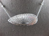 EXTRA LARGE 22.86CT DIAMOND & AAA AUSTRALIAN OPAL 14KT WHITE GOLD LOVE NECKLACE