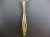 ESTATE EXTRA LARGE .86CT DIAMOND 18KT YELLOW GOLD 3D BOWLING PIN FUN PENDANT
