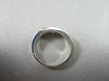 WIDE 7mm HAND CRAFTED .17CT F VVS DIAMOND 14KT WHITE GOLD MENS WEDDING BAND !!!!