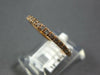 ESTATE .21CT DIAMOND 14KT ROSE GOLD 3D ROUND 2MM CLASSIC FUN LOVE RING