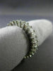 ESTATE 3.75CT PRINCESS CUT DIAMOND 14KT WHITE GOLD CLASSIC ETERNITY RING #20629