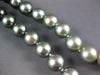 ESTATE LARGE AAA SOUTH SEA & TAHITIAN PEARL 14KT WHITE GOLD 3D OMBRE NECKLACE