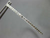 ESTATE EXTRA LARGE 3.0CT DIAMOND 14K WHITE GOLD INSIDE OUT HOOP HANGING EARRINGS