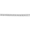 ESTATE LARGE 3.00CT DIAMOND 14KT WHITE GOLD 3D CLASSIC ROUND TENNIS BRACELET