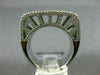 ESTATE LARGE 2.52CT DIAMOND 14KT WHITE & ROSE GOLD 3D FILIGREE ANNIVERSARY RING
