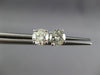 ESTATE 1.67CT DIAMOND 14K WHITE GOLD CLASSIC ROUND 4 PRONG MARTINI STUD EARRINGS