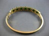 ANTIQUE WIDE AAA JADE 14KT YELLOW GOLD OVAL FILIGREE CUFF BANGLE BRACELET #28241