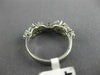 ESTATE 1.20CT ROUND & MARQUISE DIAMOND 14KT WHITE GOLD 3D ANNIVERSARY RING #2712