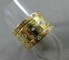 ESTATE .45CT ETOILE DIAMOND 18KT WHITE & YELLOW & ROSE GOLD STACKABLE RING #1149