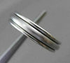 ESTATE 14KT WHITE GOLD MATTE & SHINY WEDDING ANNIVERSARY BAND RING 4mm #23150