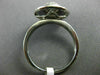 ESTATE LARGE .75CT DIAMOND 14KT WHITE GOLD 3D ROUND HALO DOME GALAXY FUN RING