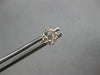 ESTATE SMALL .38CT DIAMOND 18KT ROSE GOLD 3D ROUND INVISIBLE STUD EARRINGS