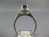 1.75CT DIAMOND & AAA SAPPHIRE 18KT WHITE GOLD CLASSIC ROUND HALO ENGAGEMENT RING