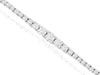 ESTATE 1.50CT DIAMOND 14KT WHITE GOLD 3D CLASSIC GRADUATING TENNIS BRACELET