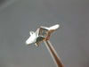 ESTATE .08CT DIAMOND 14KT WHITE GOLD PRINCESS INVISIBLE SQUARE FUN RING #27300