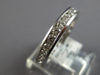 1.24CT DIAMOND 14KT WHITE GOLD 3D CHANNEL 3mm ETERNITY WEDDING ANNIVERSARY RING