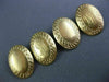 ANTIQUE 14KT YELLOW GOLD 3D CLASSIC HANDCRAFTED FILIGREE DOUBLE SIDED CUFF LINK