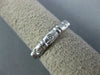 .24CT DIAMOND 14KT WHITE GOLD 3D ETERNITY ETOILE WEDDING ANNIVERSARY RING #2043