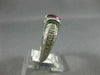 ESTATE WIDE 2.50CT DIAMOND & PINK TOURMALINE 14K WHITE GOLD OVAL ENGAGEMENT RING