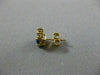ESTATE 1.15CT DIAMOND & AAA ROUND TANZANITE 14KT YELLOW GOLD EARING 9mm #20316
