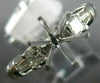 ESTATE .45CT DIAMOND 14KT WHITE GOLD 3D ROUND SEMI MOUNT ENGAGEMENT RING #8988