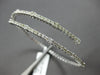 LARGE 1.65CT DIAMOND 14KT WHITE GOLD BY THE YARD FLEXIBLE TENNIS BANGLE BRACELET