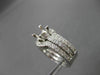 ESTATE LARGE 1.35CT DIAMOND 18KT WHITE GOLD 3D SEMI MOUNT INSERT RING #4770