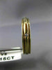ESTATE .15CT DIAMOND 14KT YELLOW GOLD 3D CLASSIC ETOILE ANNIVERSARY RING #12887