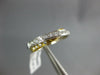ESTATE .25CT DIAMOND 18KT 2 TONE GOLD CLASSIC 3D CLASSIC CRISS CROSS X LOVE RING