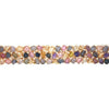 EXTRA LARGE 55.14CT DIAMOND & AAA MULTI COLOR SAPPHIRE 18KT YELLOW GOLD BRACELET