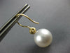 .2CT DIAMOND & SOUTH SEA PEARL 18K YELLOW GOLD LEVERBACK ETOILE HANGING EARRINGS