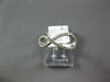 ESTATE .23CT DIAMOND 14KT WHITE GOLD 3D INFINITY FUN LOVE RING