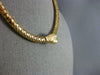 ESTATE LARGE 14KT YELLOW GOLD 3D CLASSIC SNAKE FLEXIBLE NECKLACE
