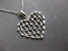 ESTATE .25CT DIAMOND 14KT WHITE GOLD MULTI BAR BY THE YARD LOVE FLOATING PENDANT