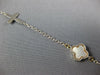 ESTATE AAA MOTHER OF PEARL 14KT YELLOW GOLD CROSS BY THE YARD FUN BRACELET 27011