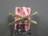 ESTATE .47CT DIAMOND 14K YELLOW GOLD 3D CLASSIC CRISS CROSS X INFINITY LOVE RING