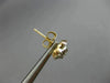 ANTIQUE OLD EURO MINE DIAMOND 14KT 2 TONE GOLD FILIGREE MUSIC EARRINGS #20123