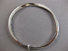 .71CT DIAMOND 18KT WHITE GOLD 3D MULTI ROW DOUBLE SWIRL FUN CUFF BANGLE BRACELET